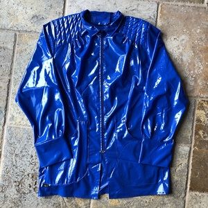 Vintage Aqua Sheen Heavy Duty Long Rain Coat